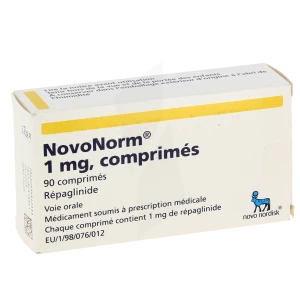 Novonorm 1 Mg, Comprimé