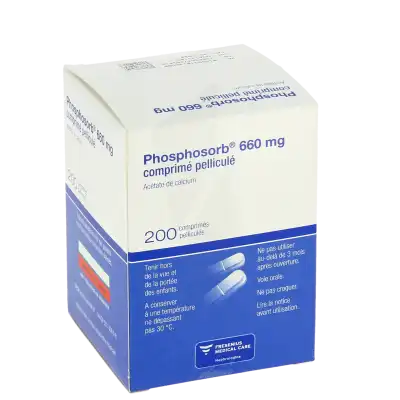 Phosphosorb 660 Mg, Comprimé Pelliculé à FLEURANCE