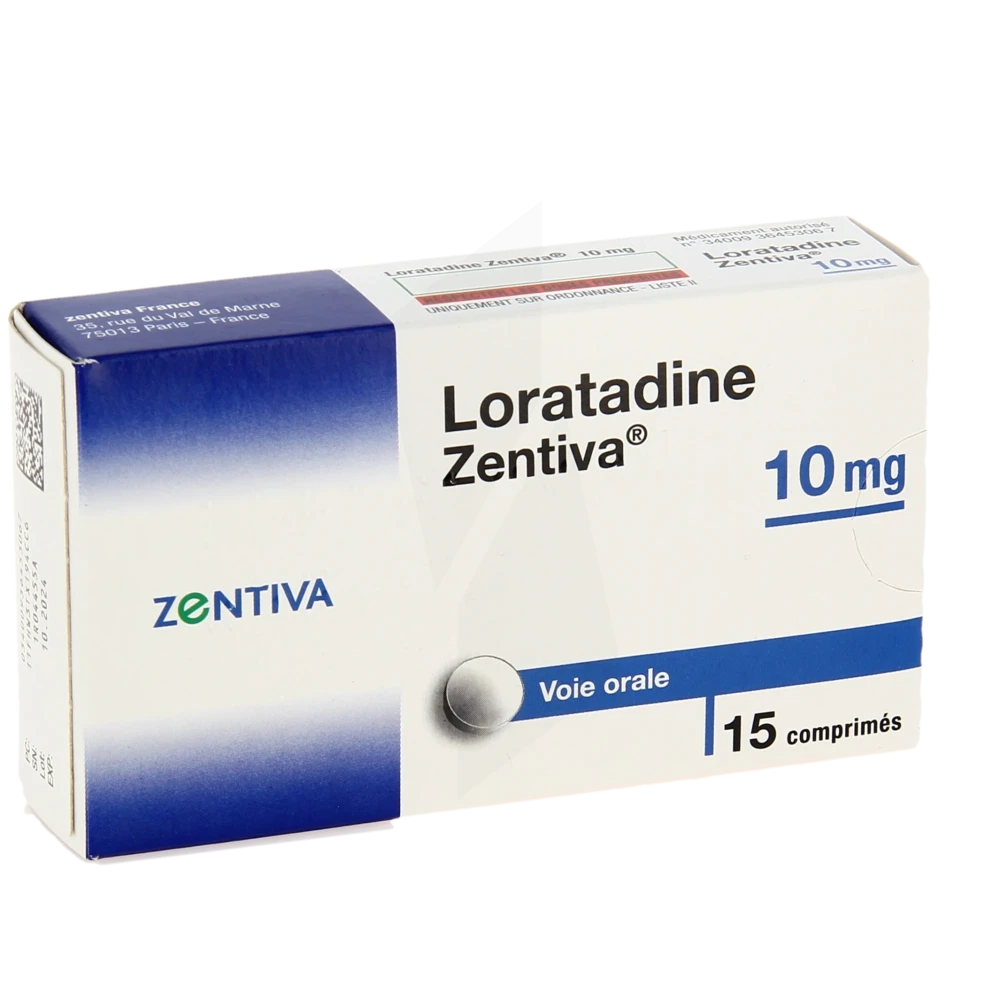 Loratadine Zentiva 10 Mg, Comprimé