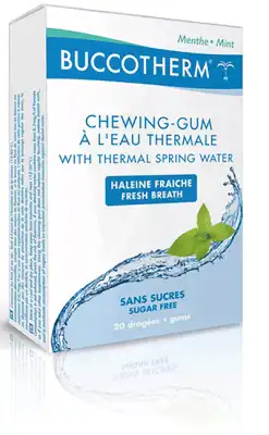 Buccotherm Chewing-gum Sans Sucres Goût Menthe Fraiche à Mérignac