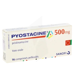 Pyostacine 500 Mg, Comprimé Pelliculé