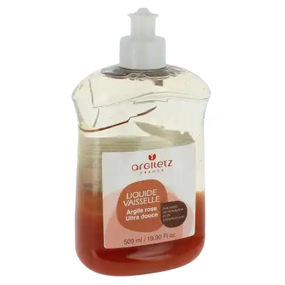 ARGILETZ Liquide vaisselle Argile rose Fl/500ml