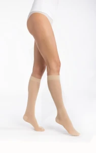 Sigvaris Essentiel Diaphane Semi-transparent Chaussette Morpho+ Classe 2 Femme Naturel Long Xl