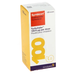 Symbicort Turbuhaler 100 Microgrammes/6 Microgrammes Par Dose, Poudre Pour Inhalation