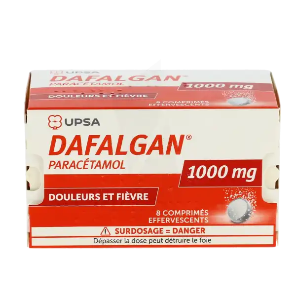 Dafalgan 1000 Mg, Comprimé Effervescent