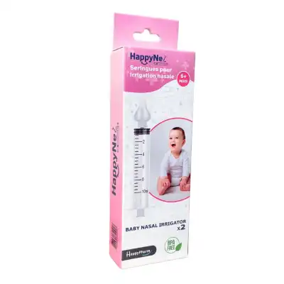 Happylab Seringue Pour Lavage Nasal Par Irrigation B/2 à PERSAN