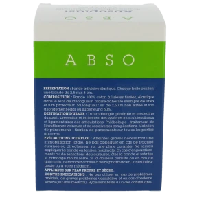 Absoplast Bande Adhésive élastique 2,5 M X 8 Cm