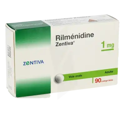 Rilmenidine Zentiva 1 Mg, Comprimé à NANTERRE