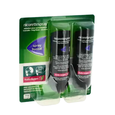 Nicorettespray Fruits Rouges 1 Mg/dose, Solution Pour Pulvérisation Buccale à La Lande-de-Fronsac