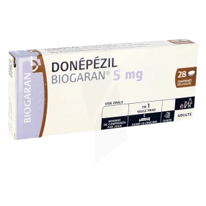 Donepezil Biogaran 5 Mg, Comprimé Pelliculé