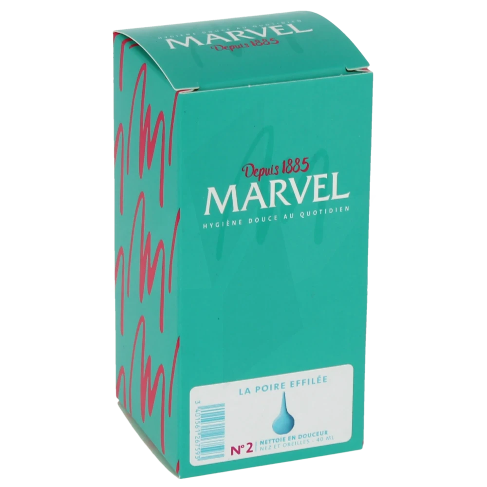 Marvel Poire Lavement Bout Effilé N°2 40cc