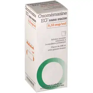 Oxomemazine Eg 0,33 Mg/ml Sans Sucre, Solution Buvable édulcorée à L'acésulfame Potassique à LA-RIVIERE-DE-CORPS