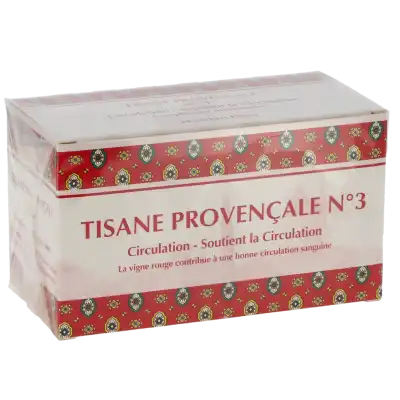 Tisane Provencale N°3 Tis Circulation Rouge 24sach/2g à Bouc-Bel-Air