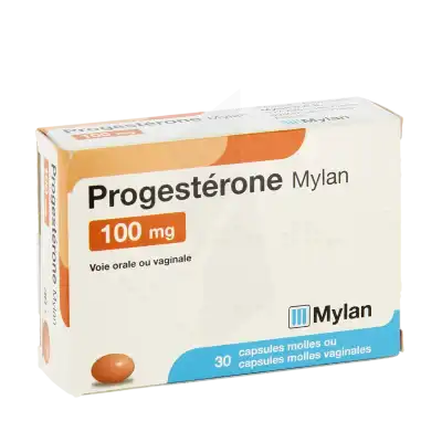 Progesterone Viatris 100 Mg, Capsule Molle Ou Capsule Molle Vaginale à DIJON