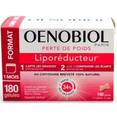 Oenobiol Liporeducteur 180 Gelules à AMBARÈS-ET-LAGRAVE