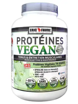 Eric Favre Protéines Vegan 2kg Saveur Pistache à Ris-Orangis