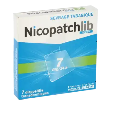 Nicopatchlib 7 Mg/24 Heures, Dispositif Transdermique à CHASSE SUR RHÔNE