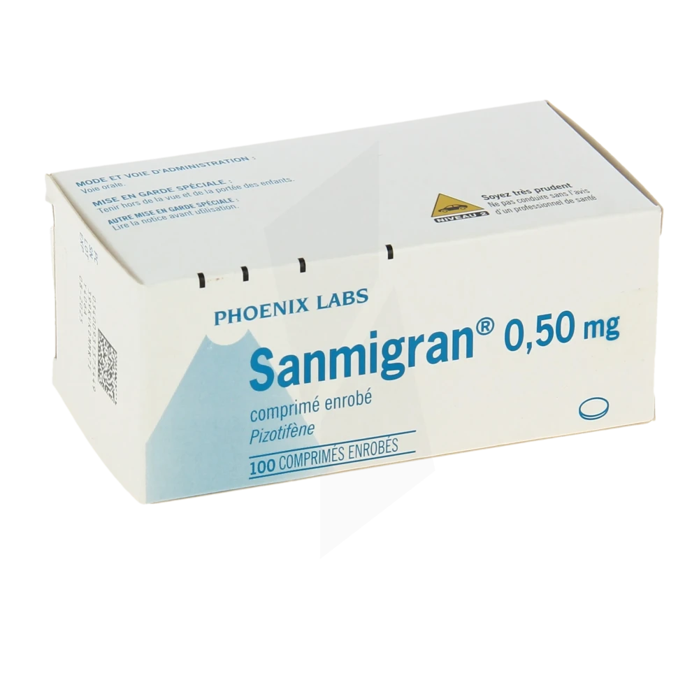 Sanmigran 0,50 Mg, Comprimé Enrobé