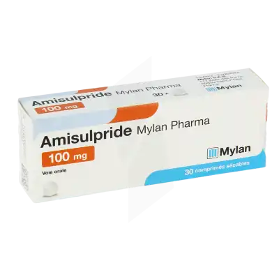 Amisulpride Viatris 100 Mg, Comprimé Sécable à Nice