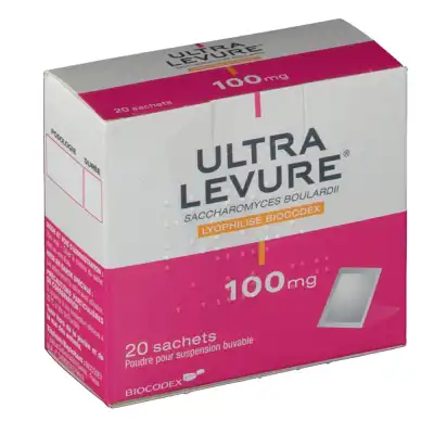 ULTRA-LEVURE 100 mg Poudre pour suspension buvable en sachet B/20