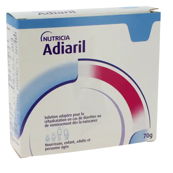 Adiaril Poudre Pour Solution Buvable De Réhydratation 10 Sachets/7g