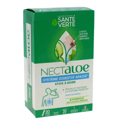 Santé Verte Nectaloe Boisson 20 Sticks De 10 Ml à MIRAMONT-DE-GUYENNE