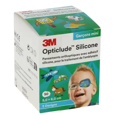 Opticlude Design Boy Pans Orthoptique Silicone Mini 5x6cm B/50 à NOYON