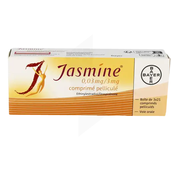 Pharmacie Mercier - Médicament Jasmine 0,03 Mg/3 Mg, Comprimé ...