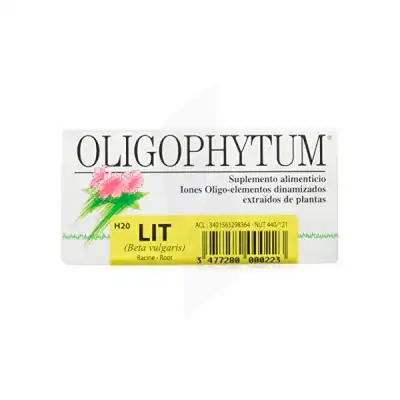 Holistica Oligophytum Lithium Granules B/3 Tubes à Paris