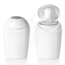 Tommee Tippee Sangenic Tec Poubelle à couches blanc