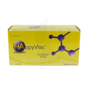 Happyvisc Solution Injectable 3 Seringues/2,2ml