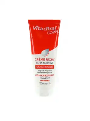 Vita Citral Crème Riche Ultra Nutritive Peau Extra Sèche 200ml à Beaujeu-Saint-Vallier-Pierrejux-et-Quitteur