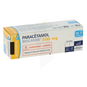 Paracetamol Biogaran 500 Mg, Comprimé Effervescent