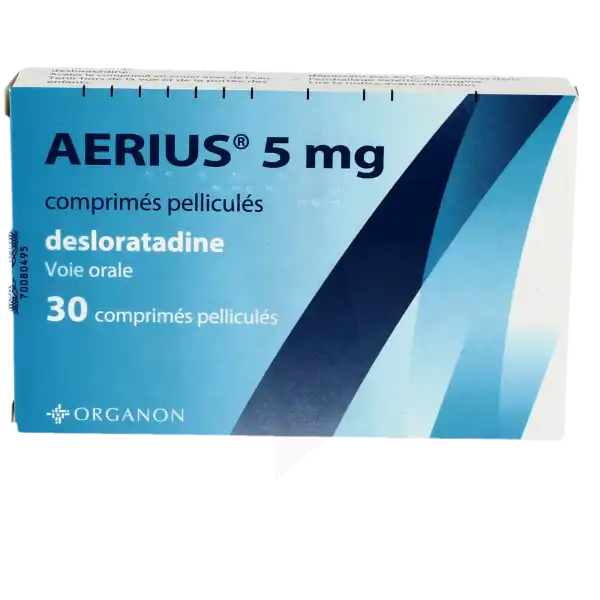 Aerius 5 Mg, Comprimé Pelliculé