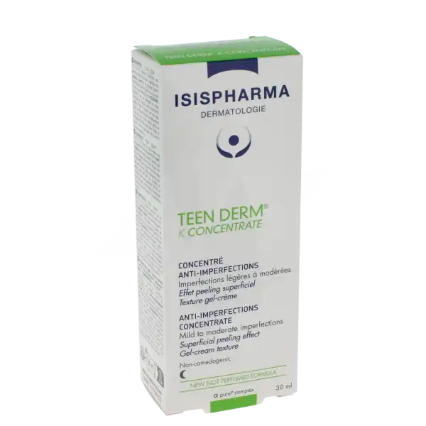 Teen Derm K Concentrate Gel Crème Concentré Anti-imperfections T/30ml