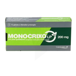 Monocrixo L.p. 200 Mg, Gélule à Libération Prolongée (une Prise Quotidienne)