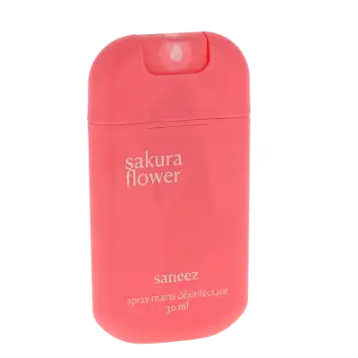 Saneez Spray Désinfectant Mains Sakura Flower Flacon De 30 Ml à AIX-EN-PROVENCE