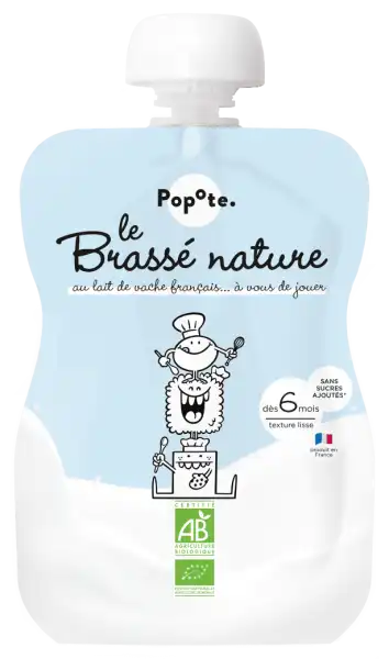 Popote Brassé Nature Bio Gourde/100g