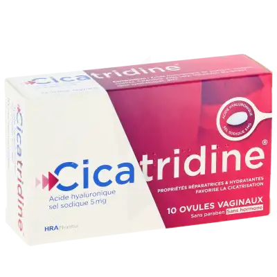 Cicatridine Ovule Acide Hyaluronique B/10 à ANDERNOS-LES-BAINS
