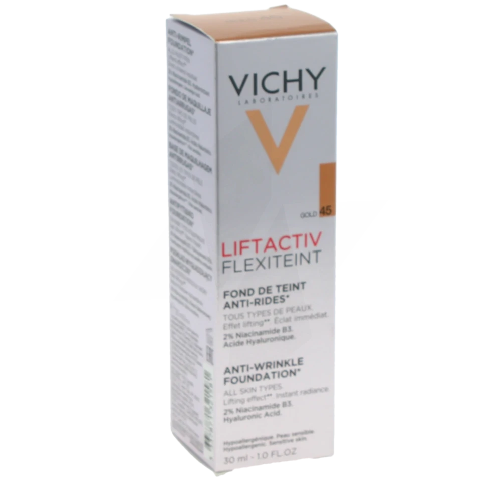 Vichy Liftactiv Flexiteint Fd Teint 45 Gold Fl Pompe/30ml