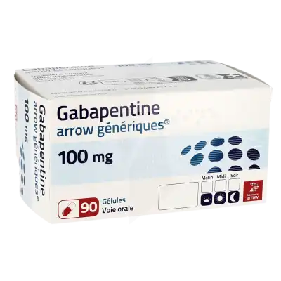 Gabapentine Arrow Generiques 100 Mg, Gélule à Chelles