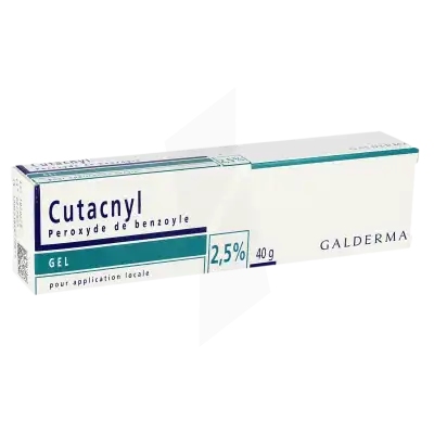 Cutacnyl 2,5 Pour Cent, Gel Pour Application Locale à Nice