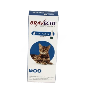 Bravecto Plus 250 Mg/12,5mg Solution Pour Spot-on Chat 2,8-6,25kg B/1