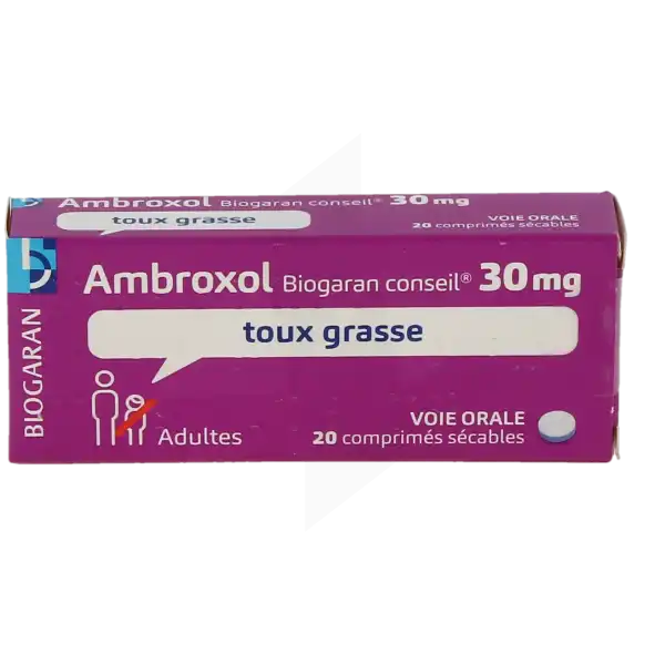 Ambroxol Biogaran Conseil 30 Mg, Comprimé Sécable