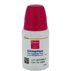 Dakin Cooper Stabilise, Solution Pour Application Locale En Flacon
