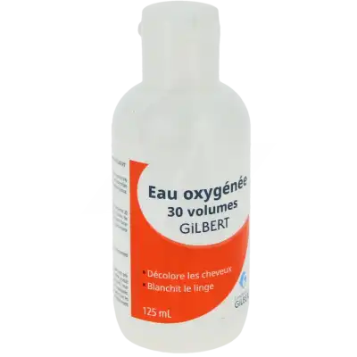 Eau Oxygenee 30 Volumes Gilbert, Fl 125 Ml à PODENSAC