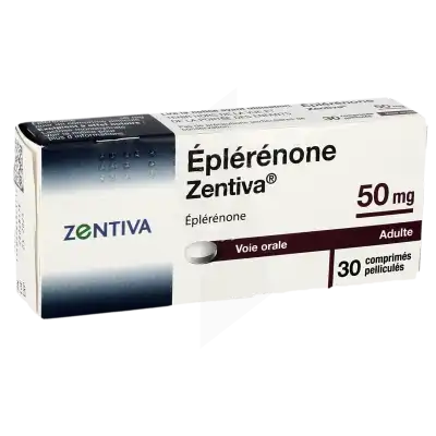 EPLERENONE ZENTIVA 50 mg, comprimé pelliculé