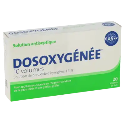 Dosoxygenee 10 Volumes, Solution Pour Application Cutanée En Récipient Unidose à Saint-Maximin