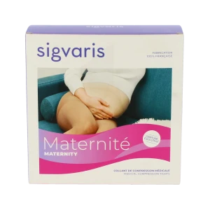 Sigvaris Maternite Transparent Collant  Femme Classe 2 Noir Large Normal