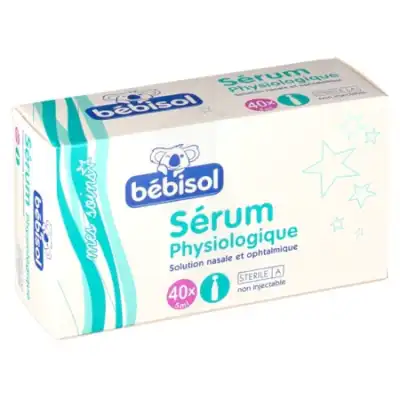 Bebisol Mes Soins Solution Nasale Sérum Physiologique 40 Doses/5ml à BIGANOS